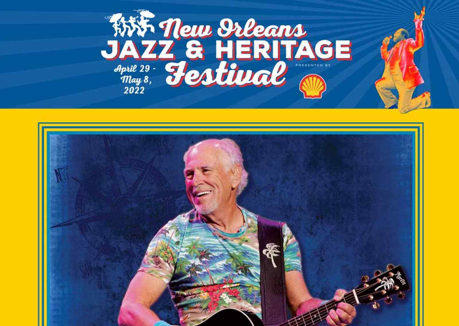 Jimmy to headline JazzFest May 8th